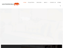 Tablet Screenshot of leatherworldng.com